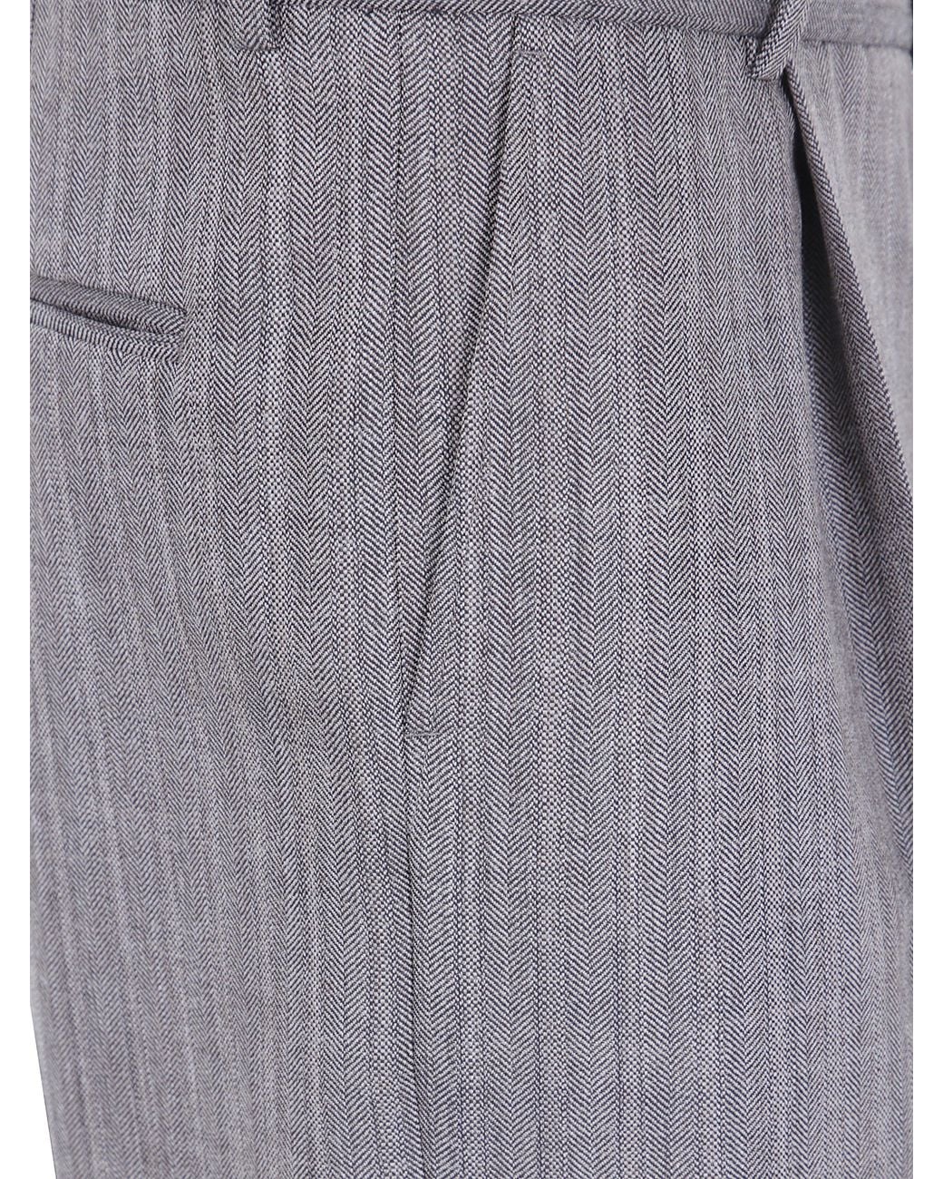 Dries Van Noten Gray Penrud Wool Trousers for men