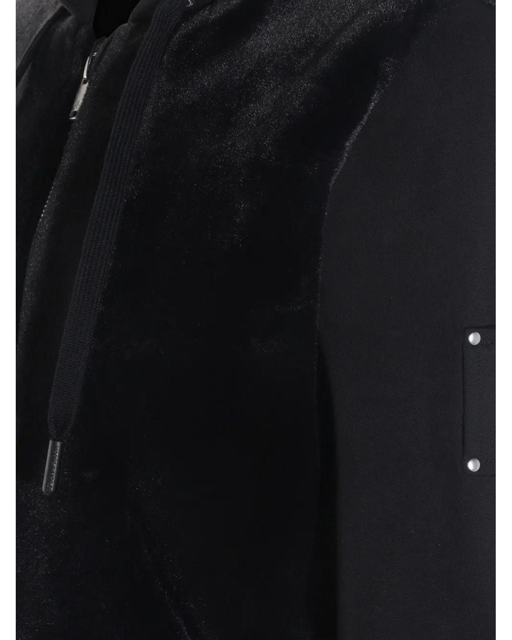 Moose Knuckles Black Rosylyn Bunny Hoodie