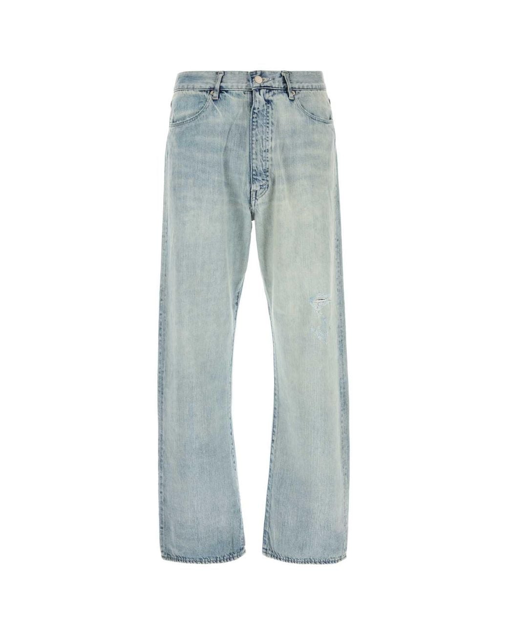 Auralee Blue Faded Sel for men