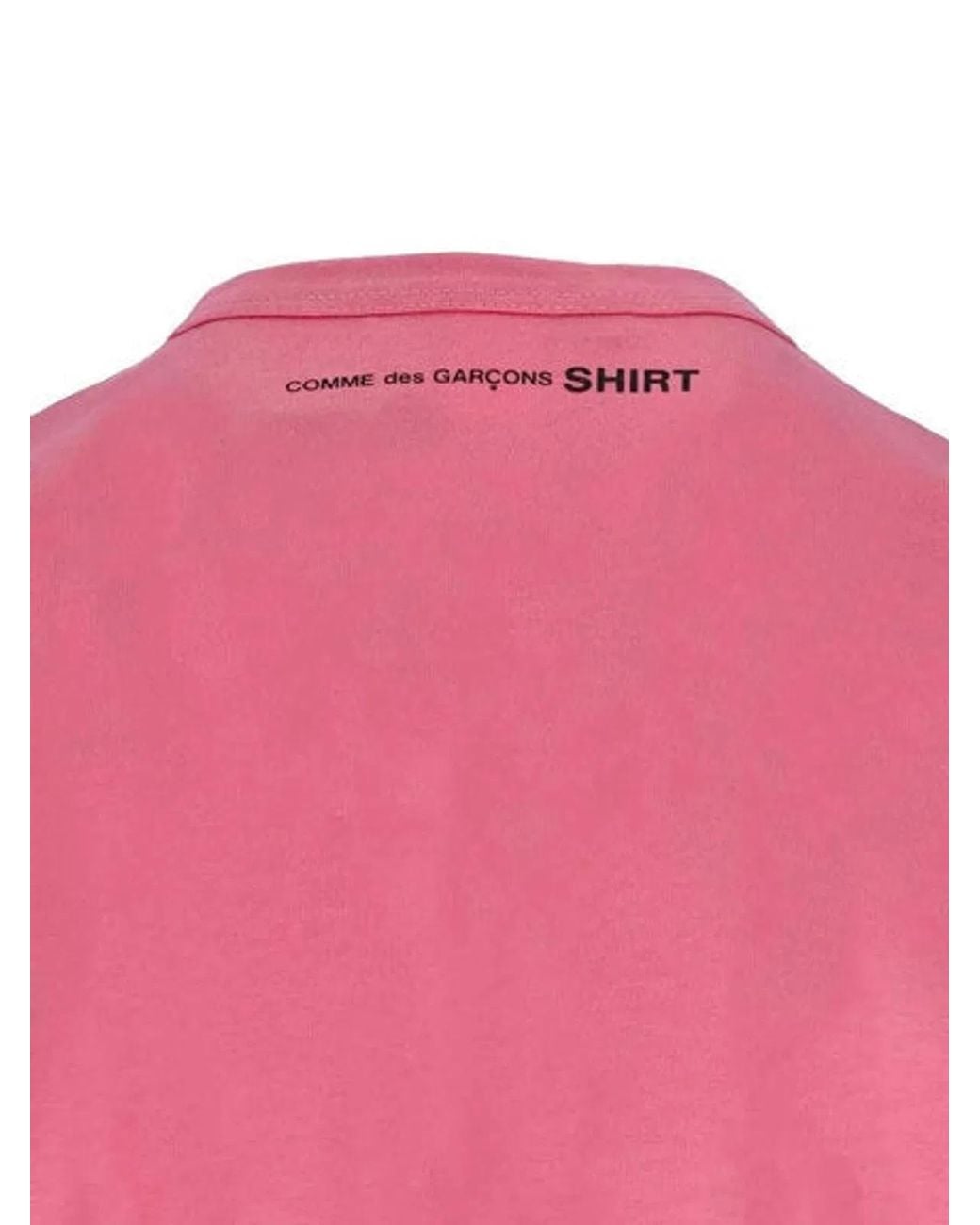 Comme des Garçons Pink Shirt T-Shirt Knit for men
