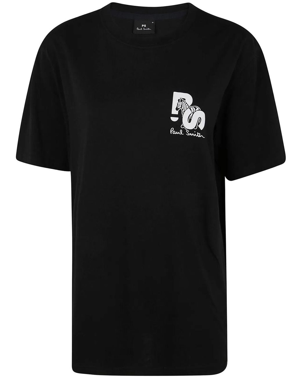 Paul Smith Black Ps Paul Smith Regular Fit Short Sleeves T-Shirt Ps Zebra for men