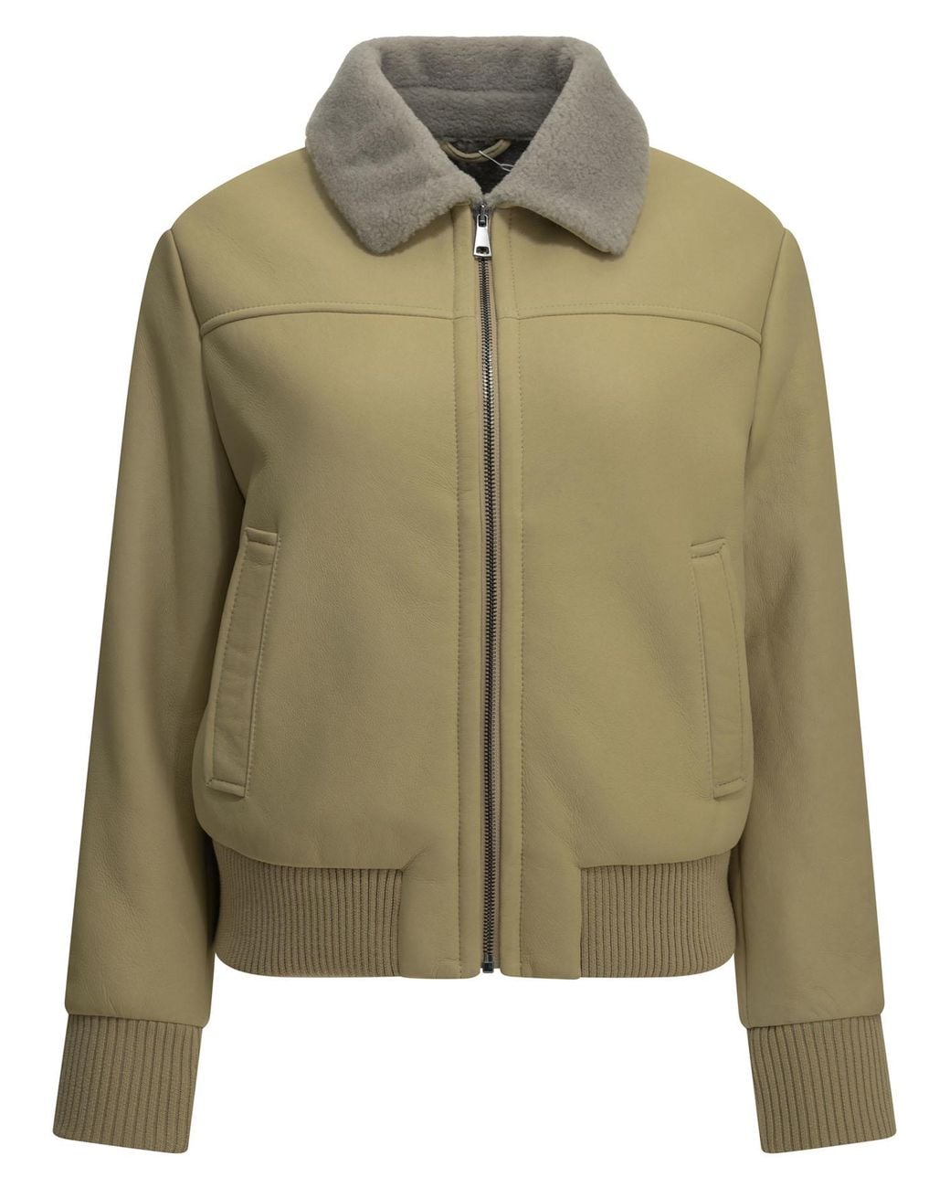 Semler Green Shearling Jacket