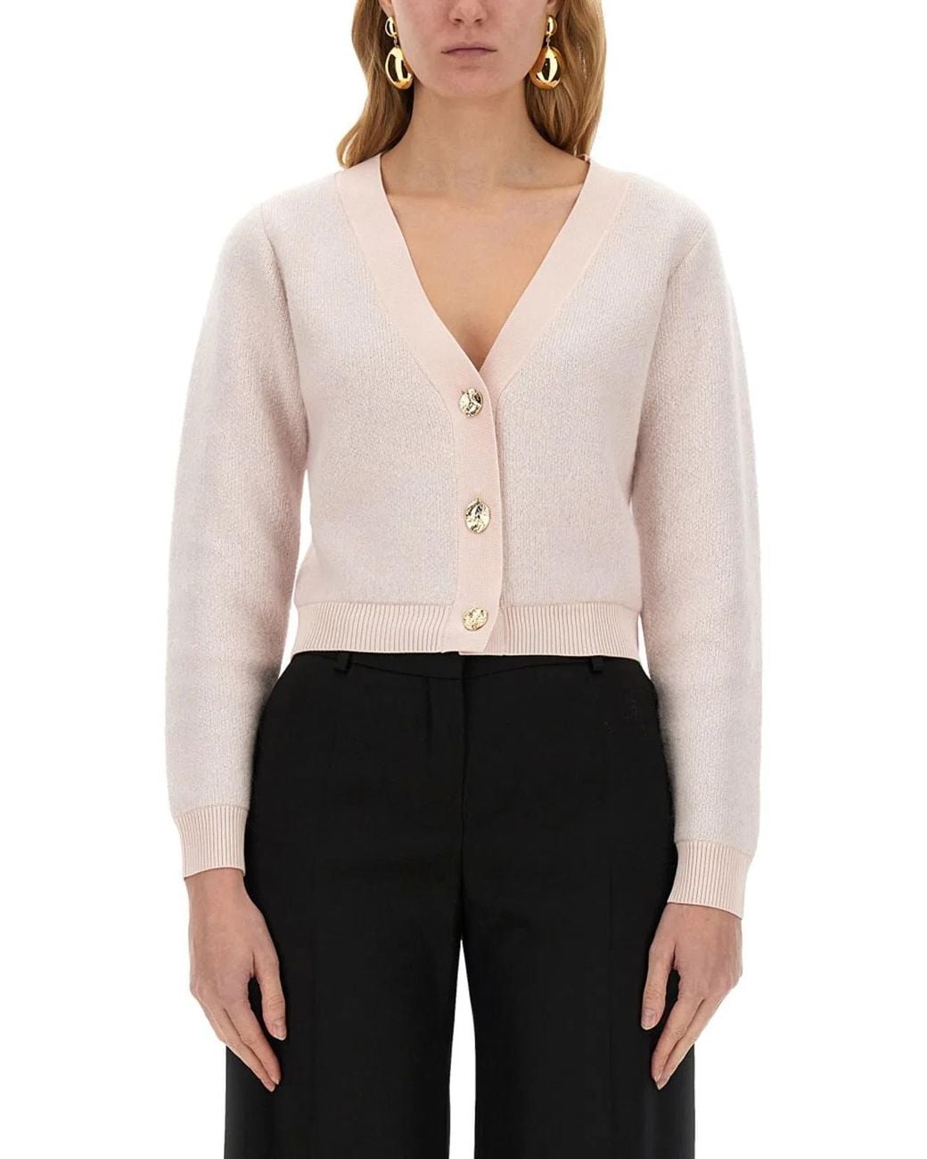 Nina Ricci White Mohair Cardigan