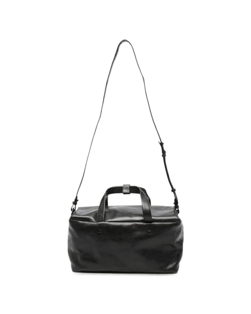 Lihann George Black Lili Leather Tote Bag