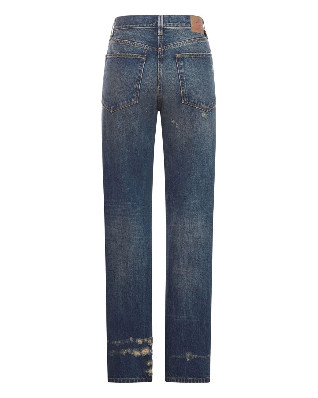 Prada Blue Cotton Pants
