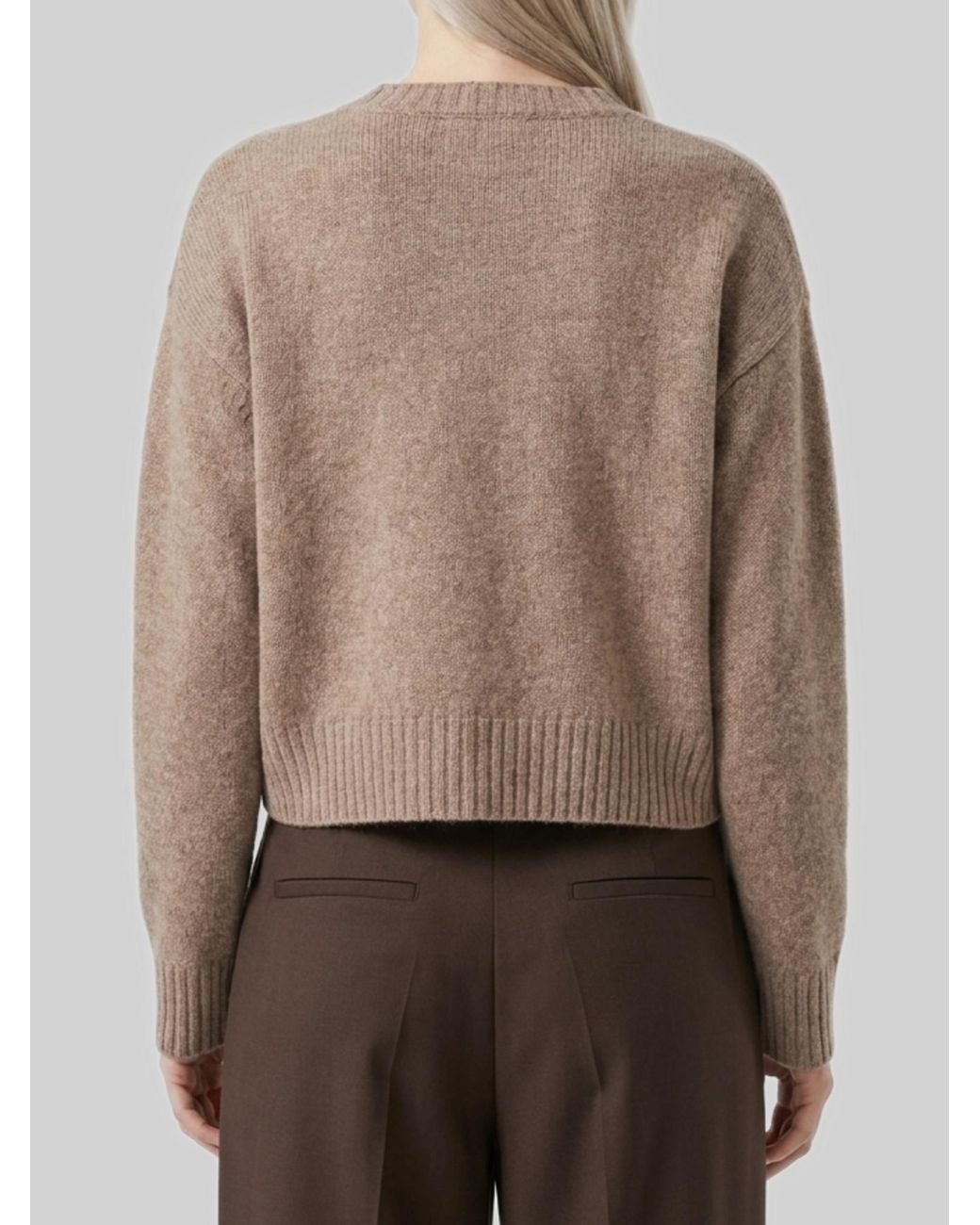 Loulou de Saison Brown Ashes Remus Cardigan