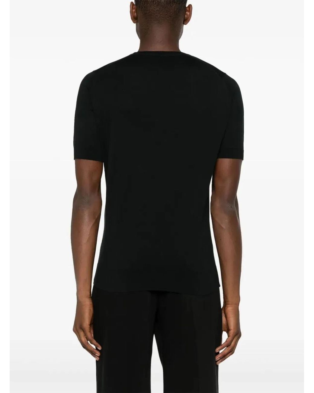 John Smedley Black Kempton for men