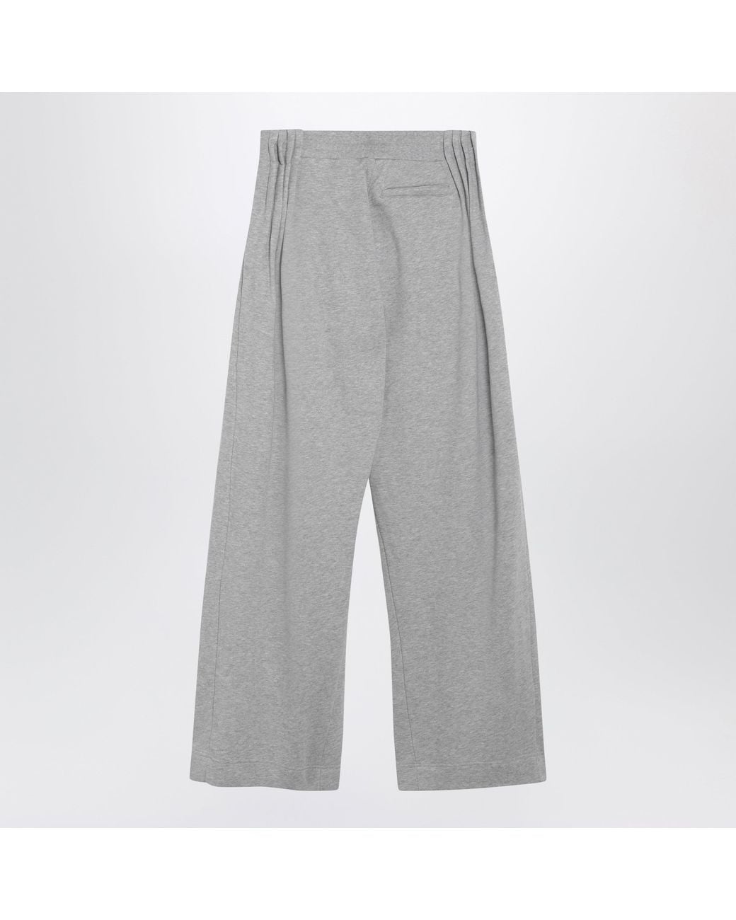 Dries Van Noten Gray Hamesa Cotton Trousers