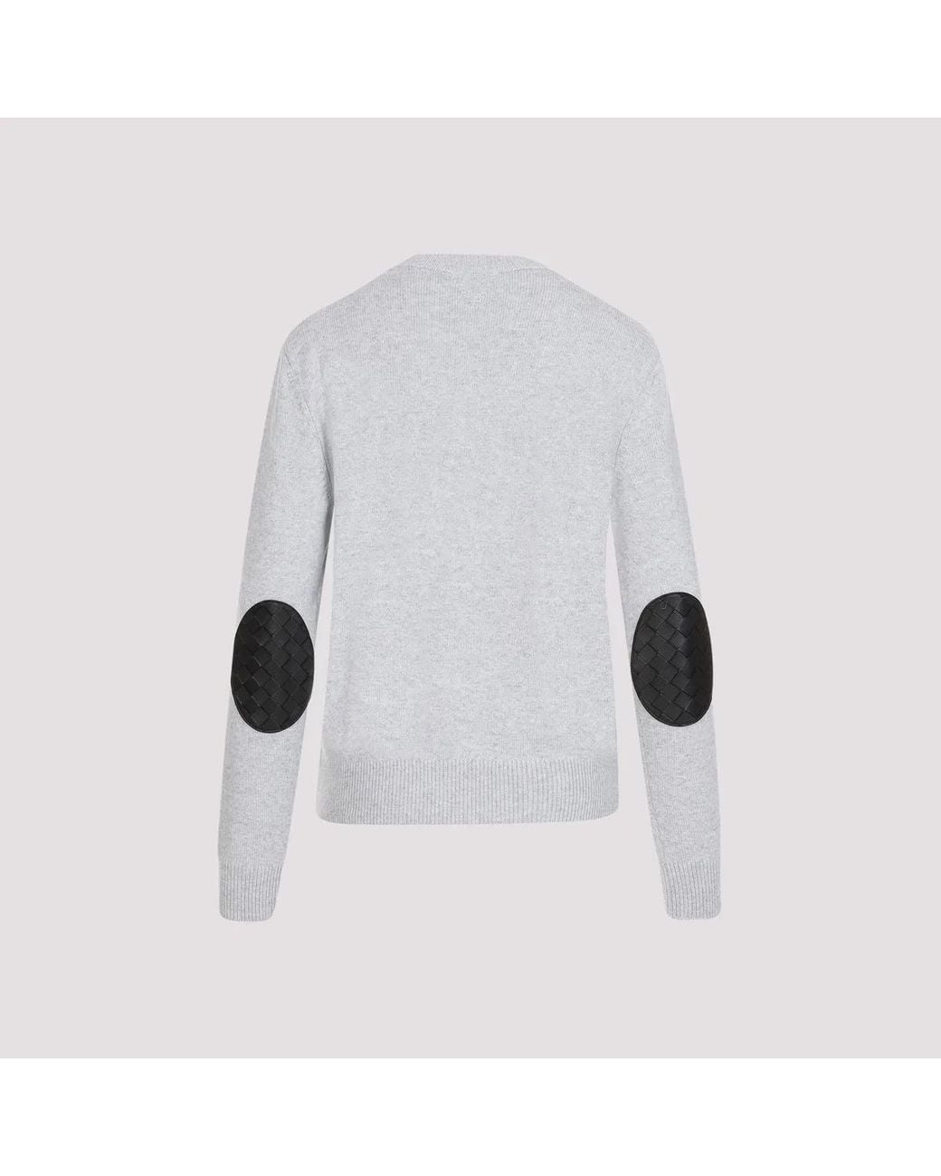 Bottega Veneta White Stretch Cashmere Blend Sweater