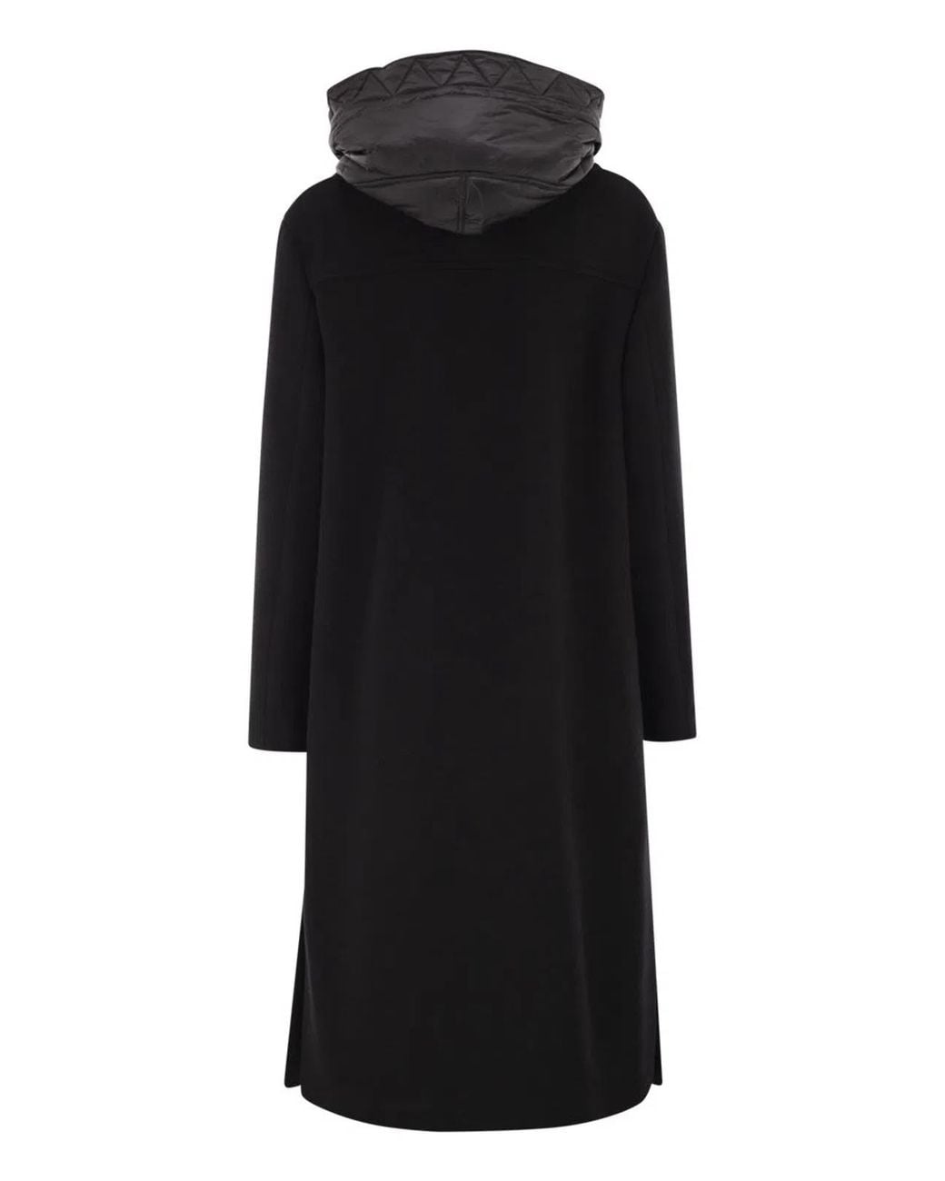 Fay Black Double Front Coat