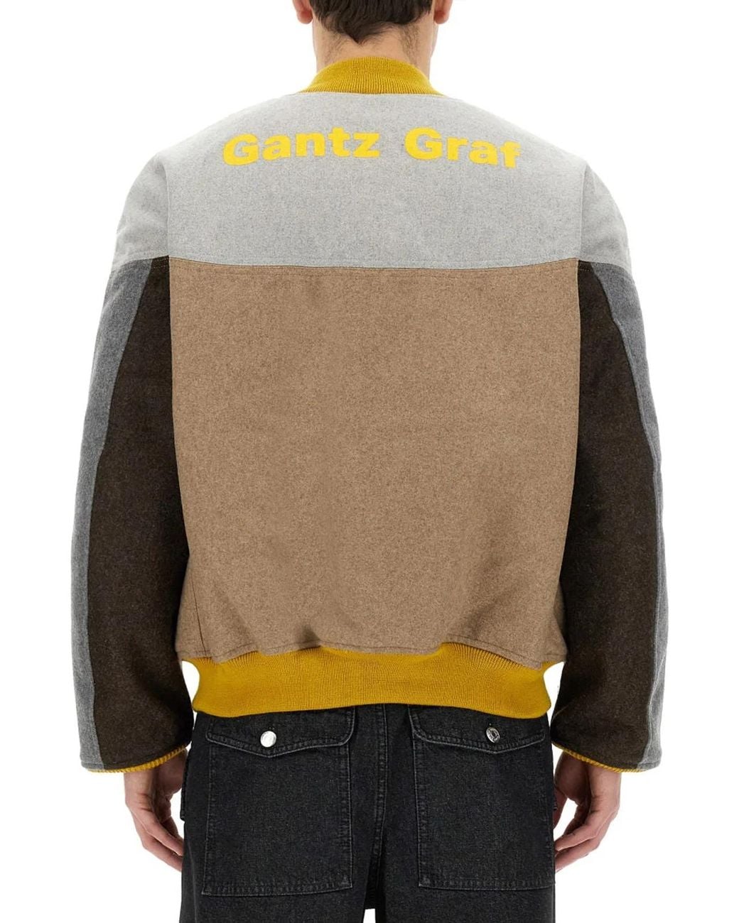 A.I.E. Gray Jacket With Logo for men