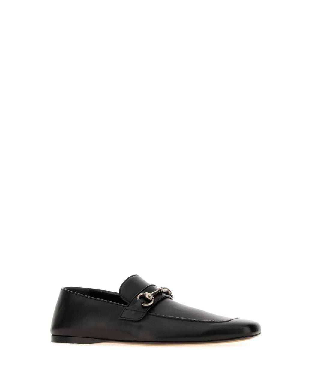 Gucci Black Leather Screener 3.0 Loafers for men
