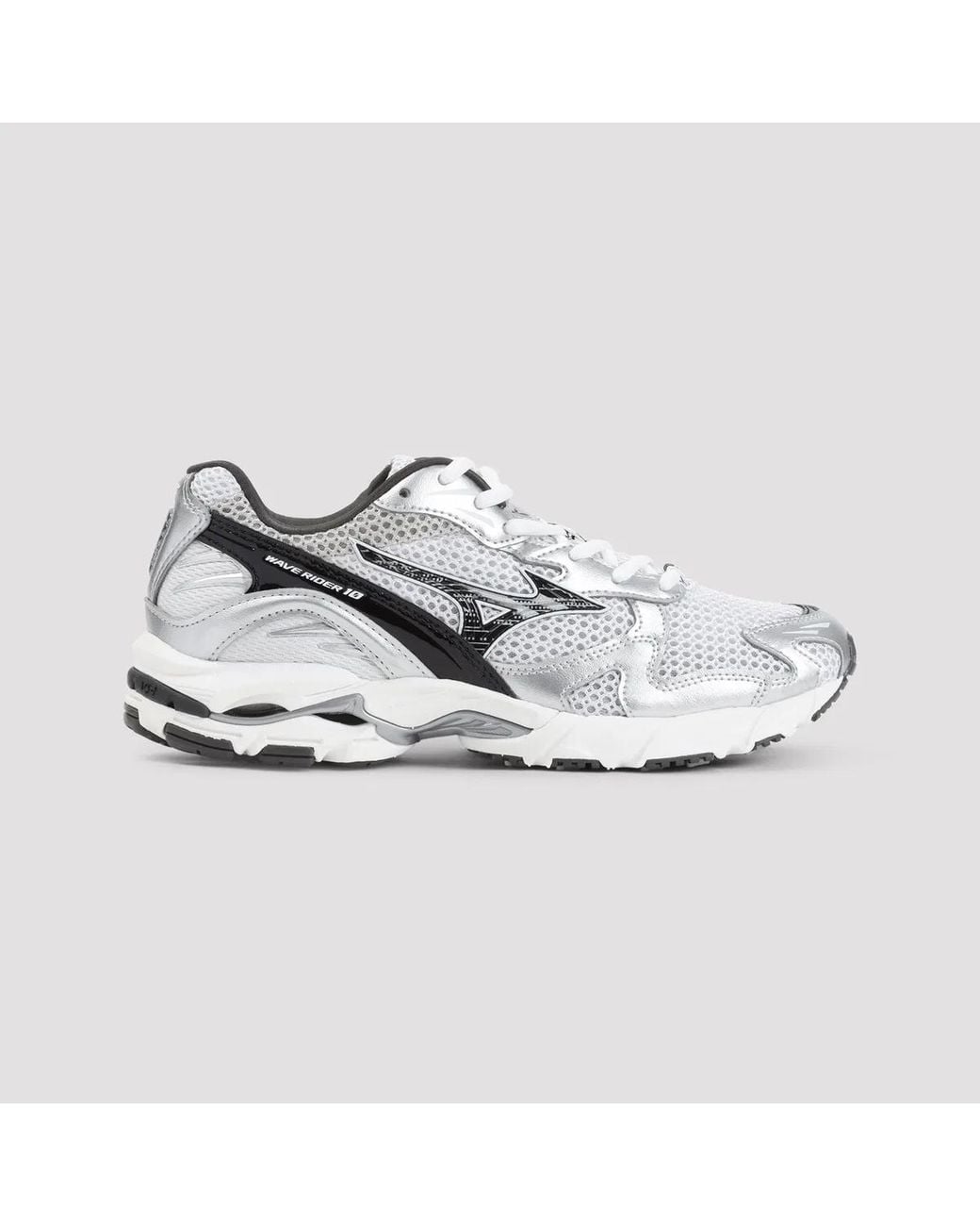 Mizuno White Cloudscape Sand Wave Rider 10 Sneakers