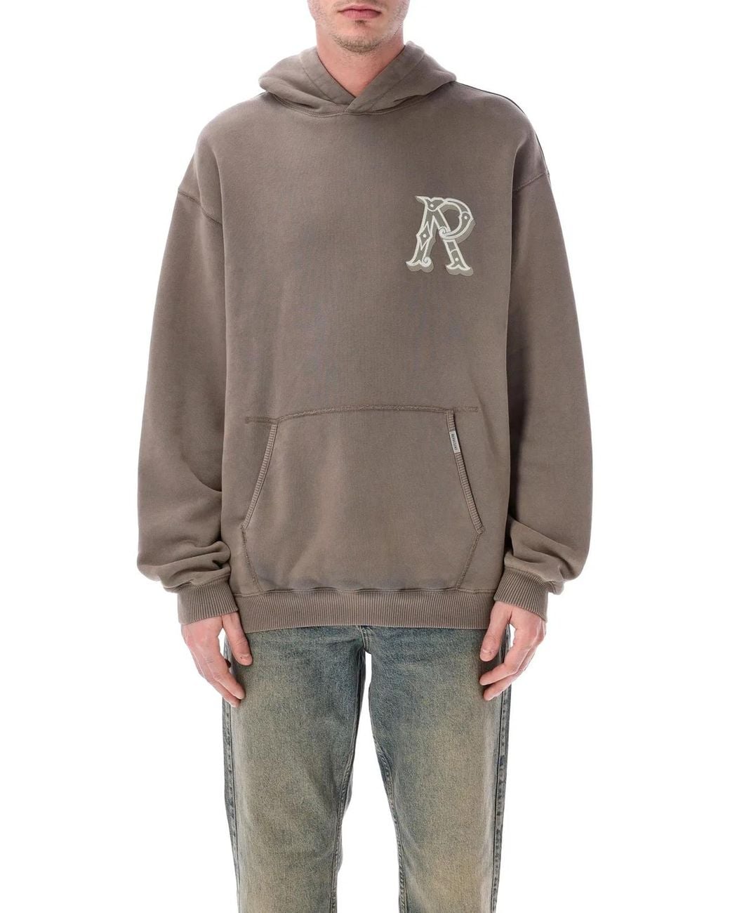 Represent Gray Western Initial Hoodie