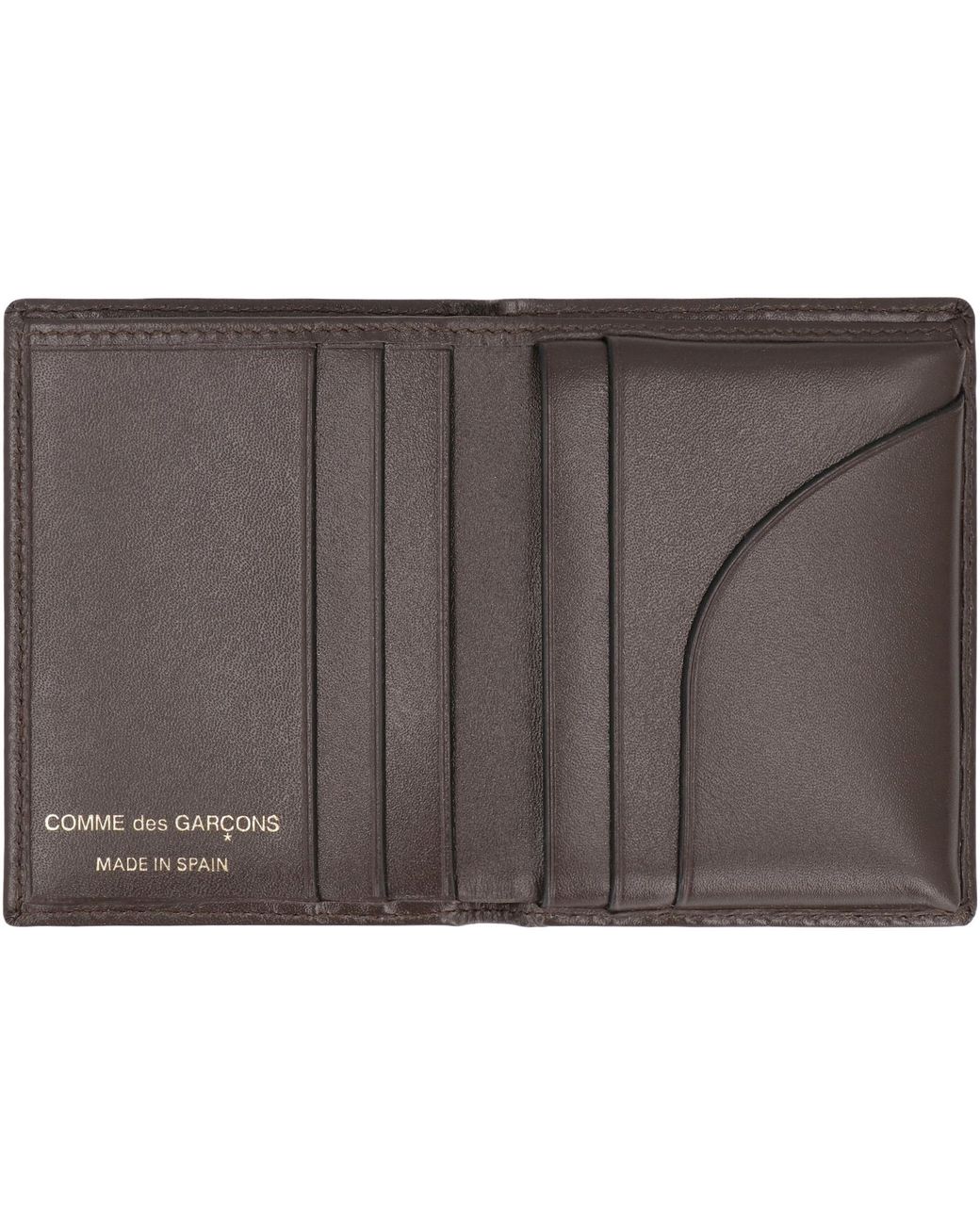 Comme des Garçons Brown Wallet Portafoglio Bi-Fold