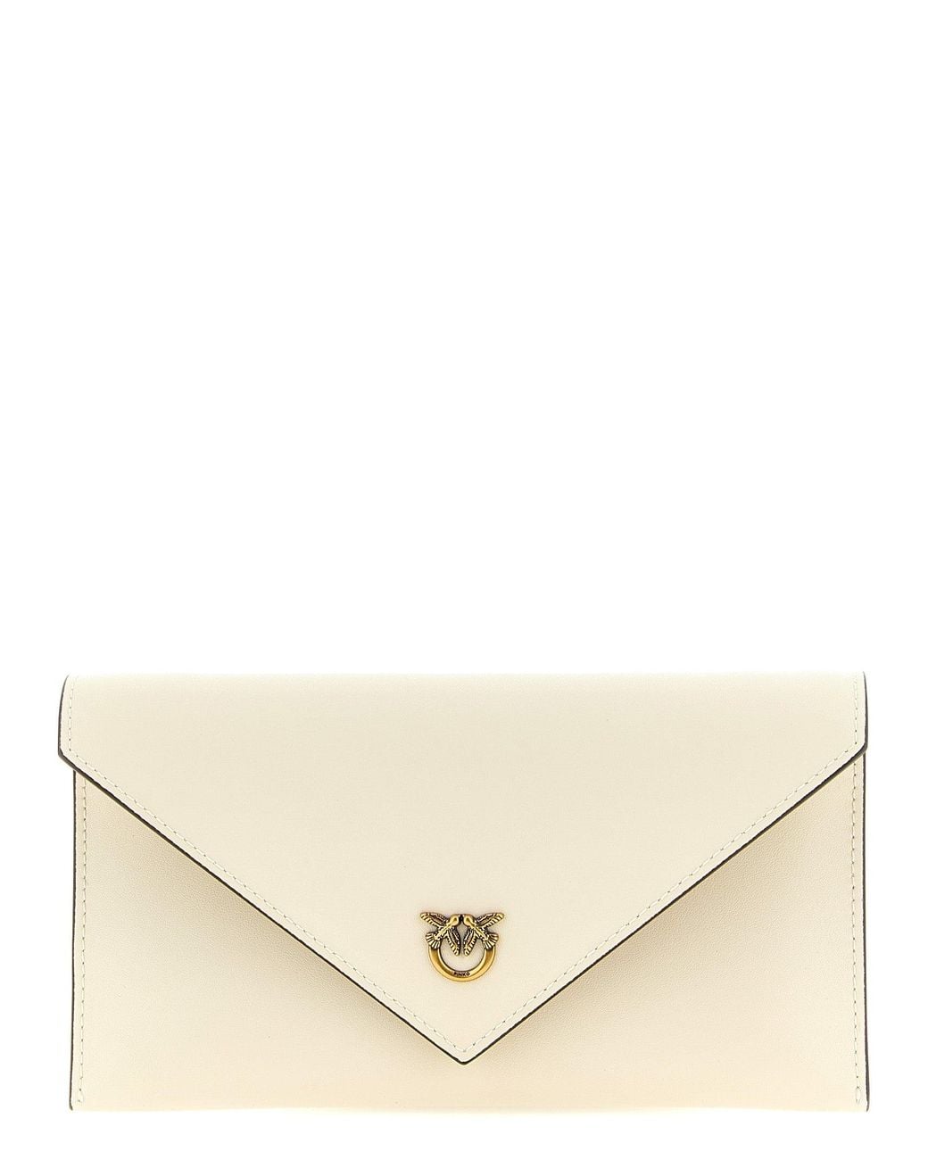 Pinko Natural 'Flat Mini' Wallet On Chain