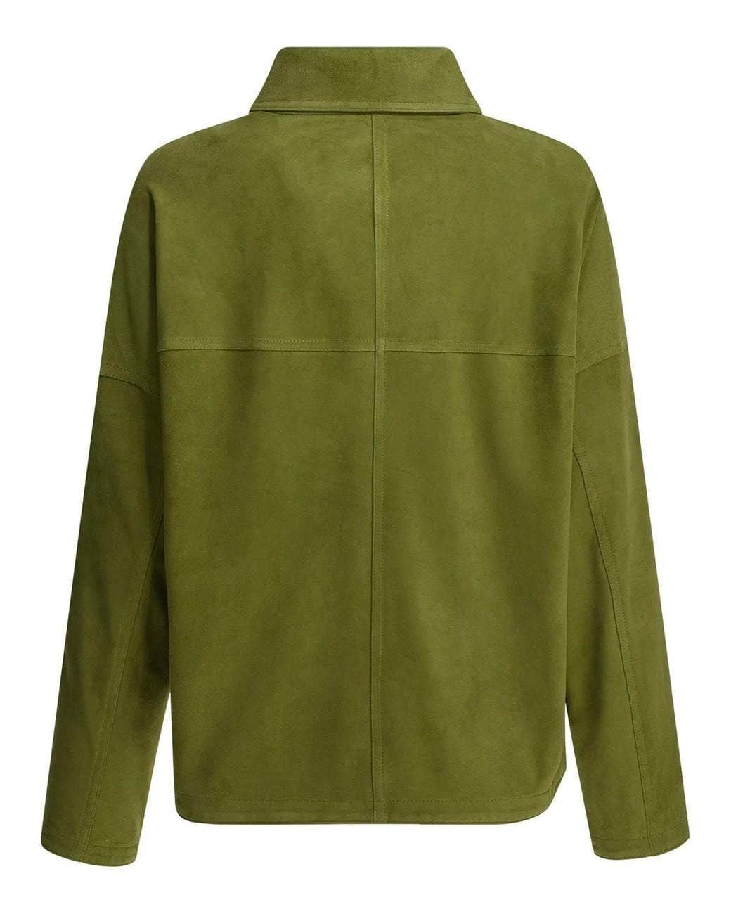 FURLING BY GIANI Green Goat Suede Jacket