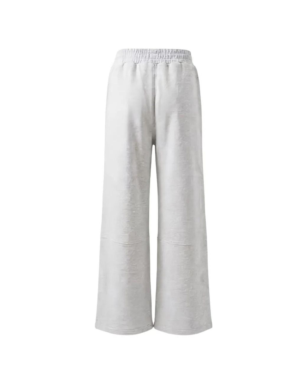 Off-White c/o Virgil Abloh Gray Melange Jersey Wide Trousers