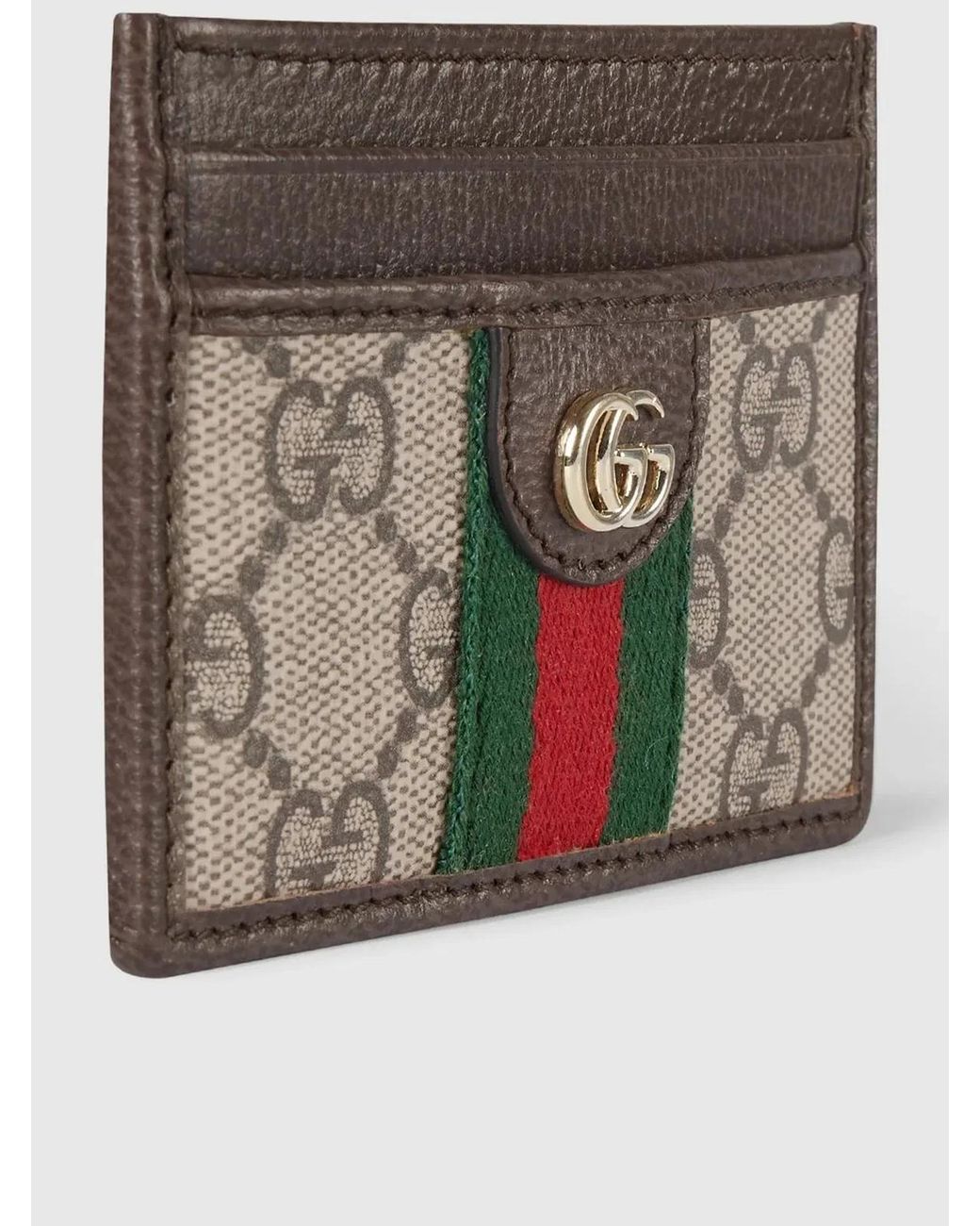 Gucci Brown Ophidia Card Holder