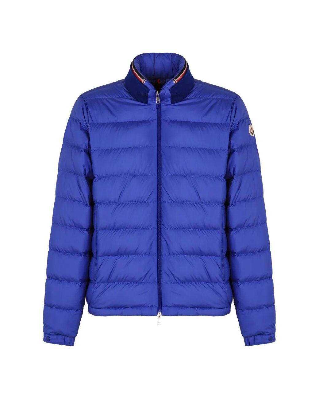 Moncler Blue Brendann Short Down Jacket for men