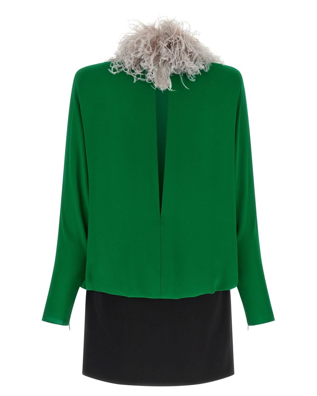 Valentino Garavani Green Georgette Dress