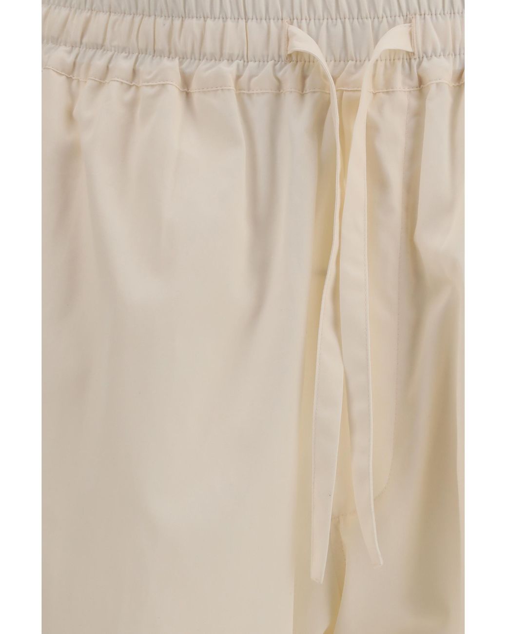 Umit Benan Natural Julian Pants Cotton; Silk for men