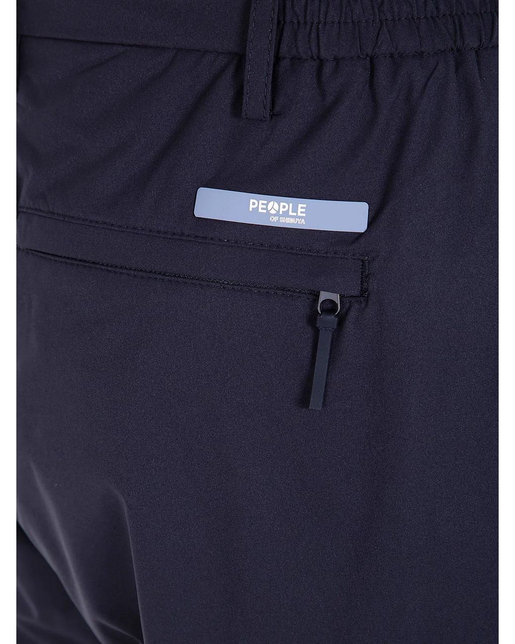 People Of Shibuya Blue "Brak" Bermuda Trousers for men