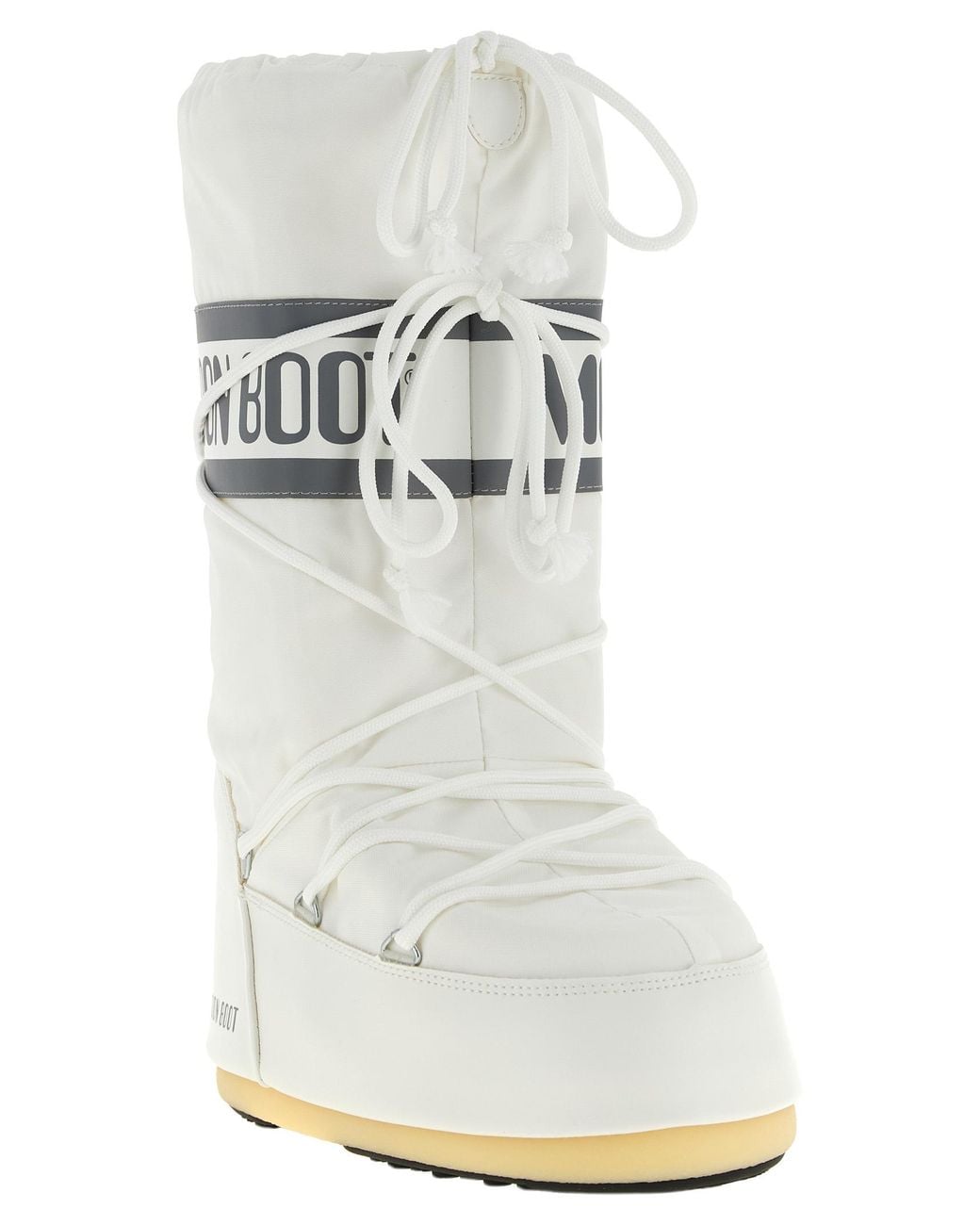 Moon Boot White 'Icon' Boots