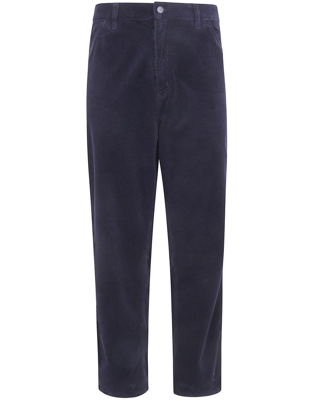 Carhartt Blue "Simple" Pant 100% Cotton 'Coventry' Corduroy, 8 Wales, 9.7 Oz for men