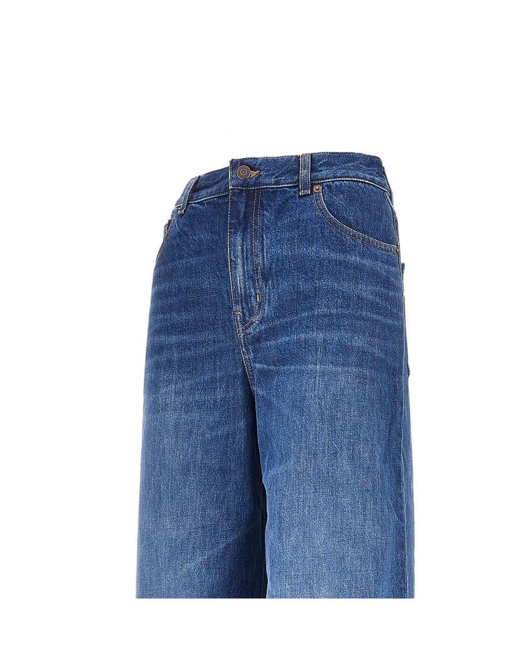 Chloé Blue Wide Leg Jeans