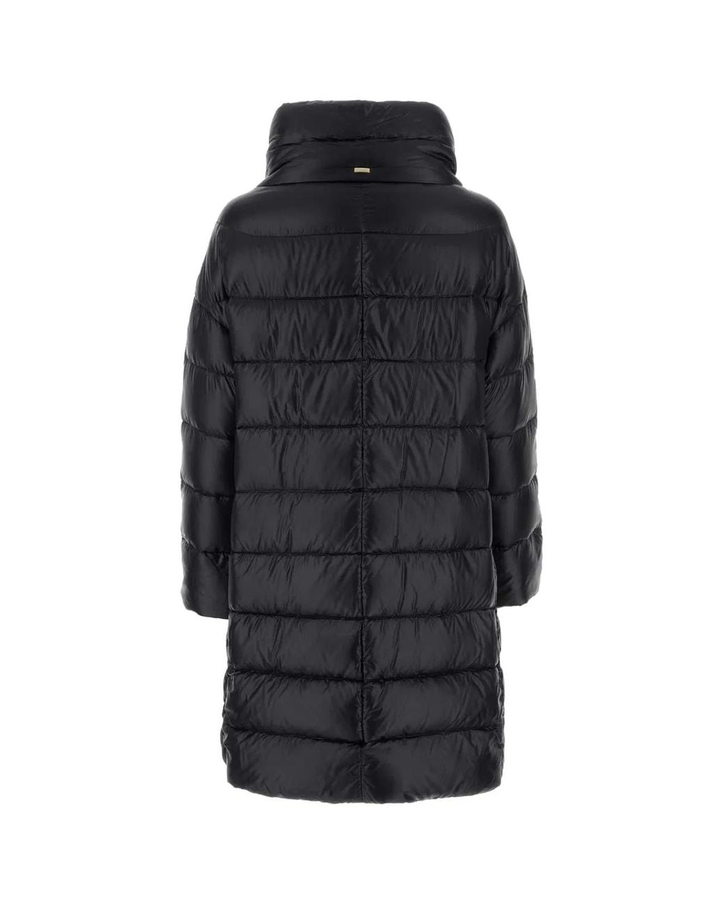 Herno Black "Matilde" Long Down Jacket