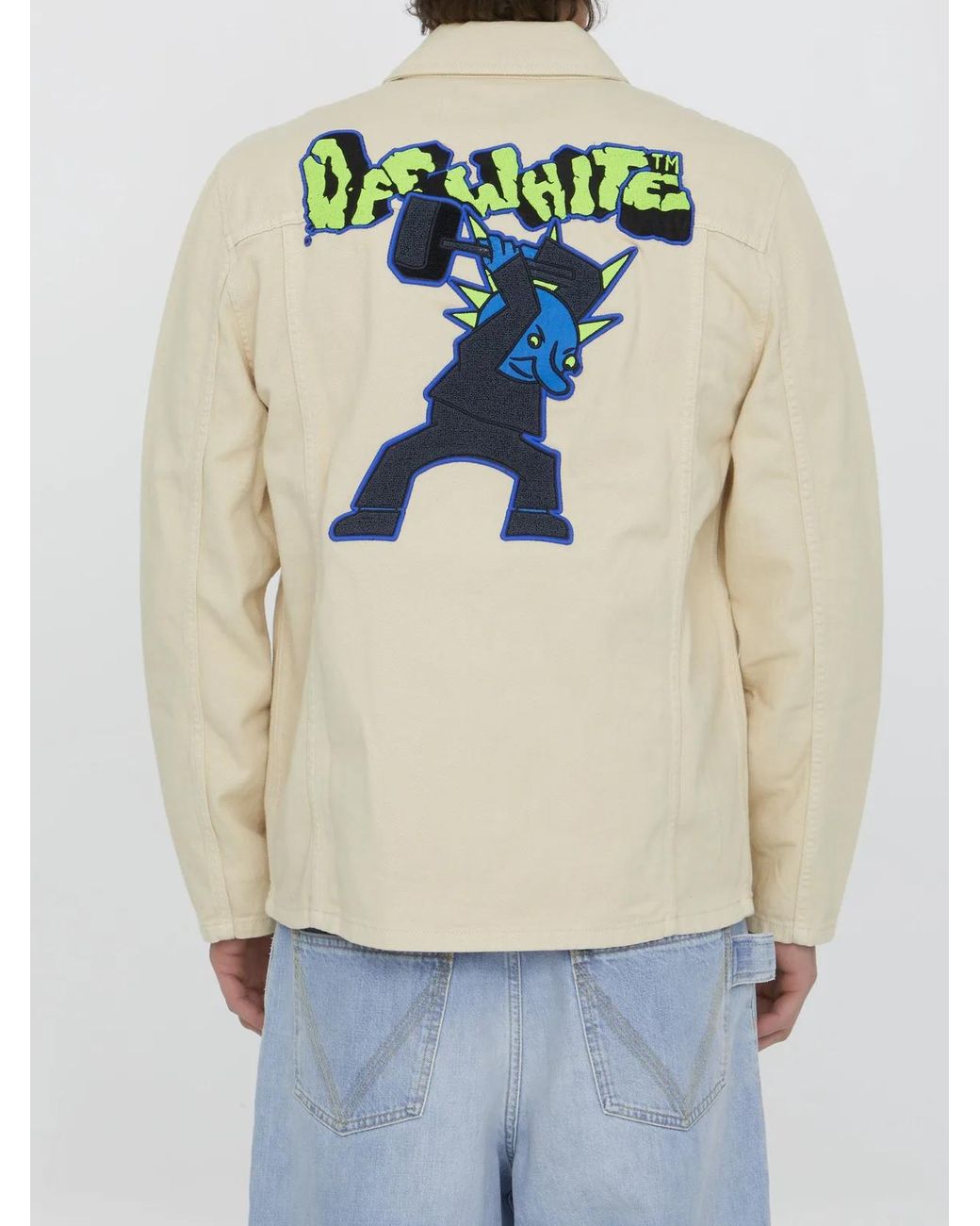 Off-White c/o Virgil Abloh Natural Off Vars Hammer Shirt for men
