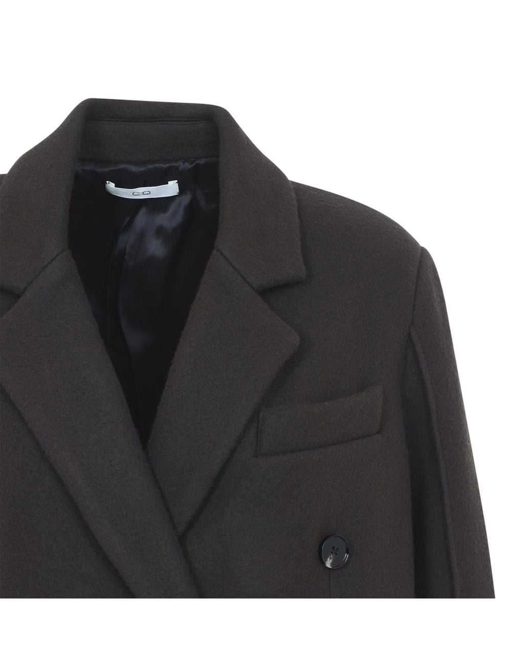Co. Black Oversized Double Breast At