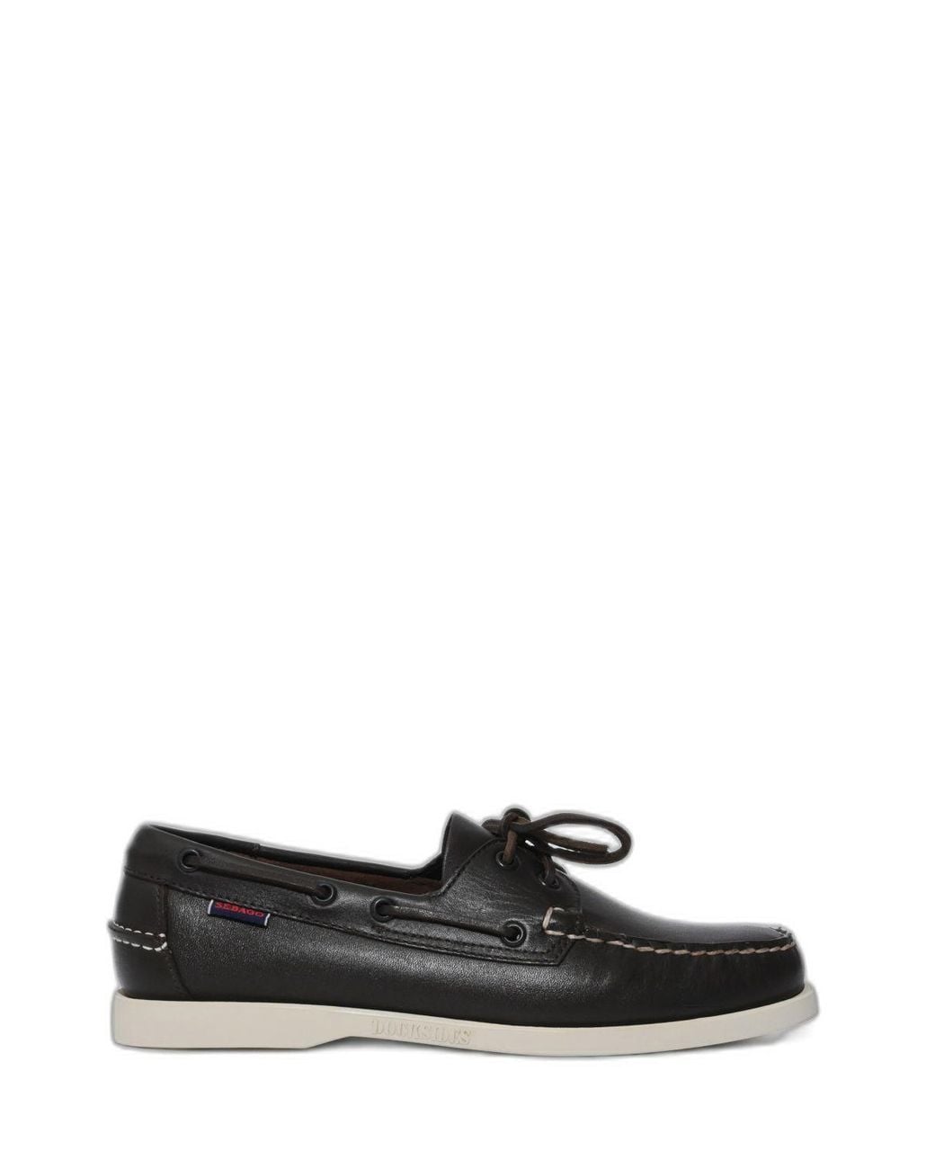 Sebago White Docksides Portland Loafers for men