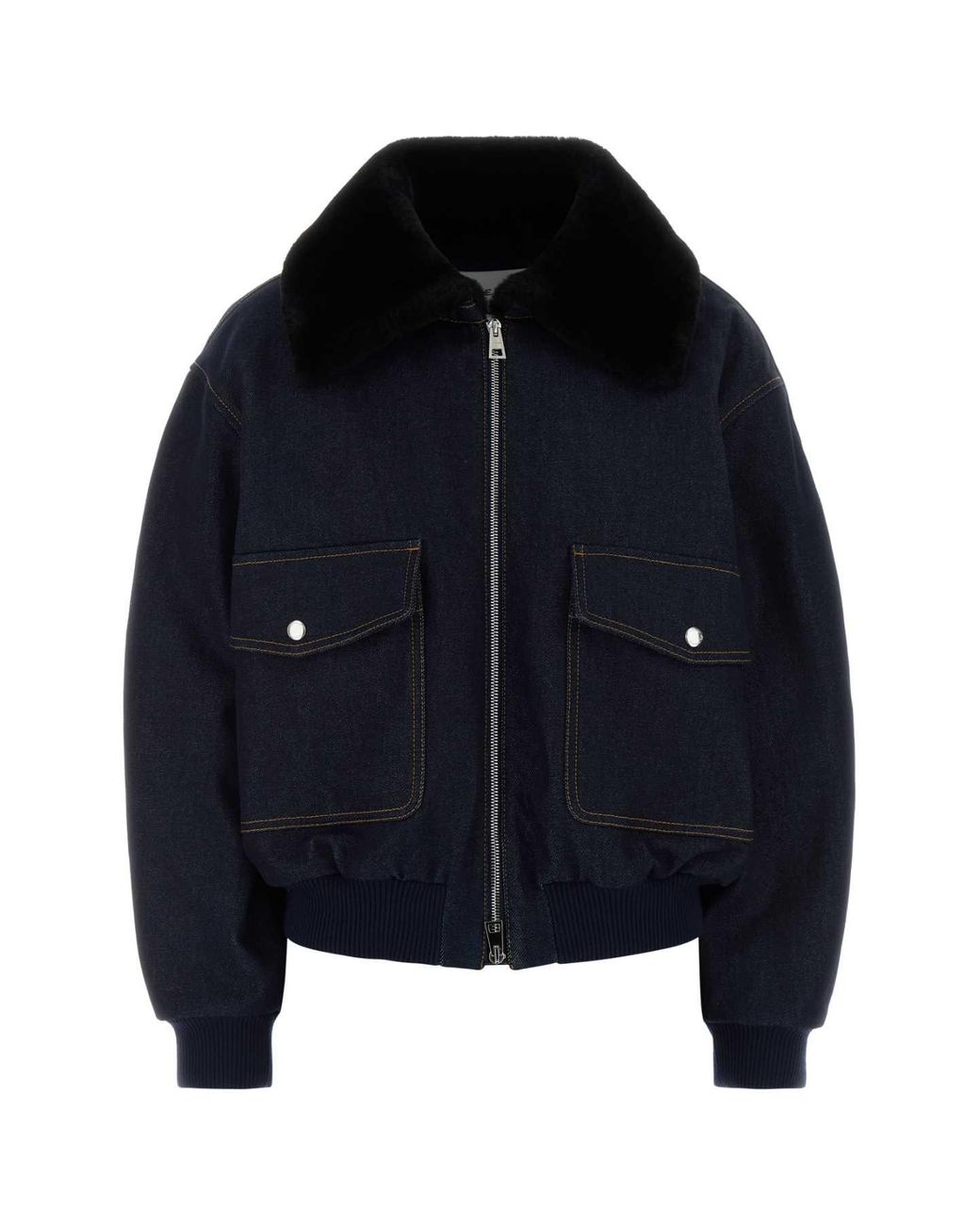 Givenchy Blue Denim Padded Jacket