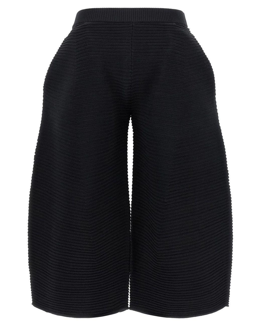Issey Miyake Blue 'Corrugated Knit' Pants