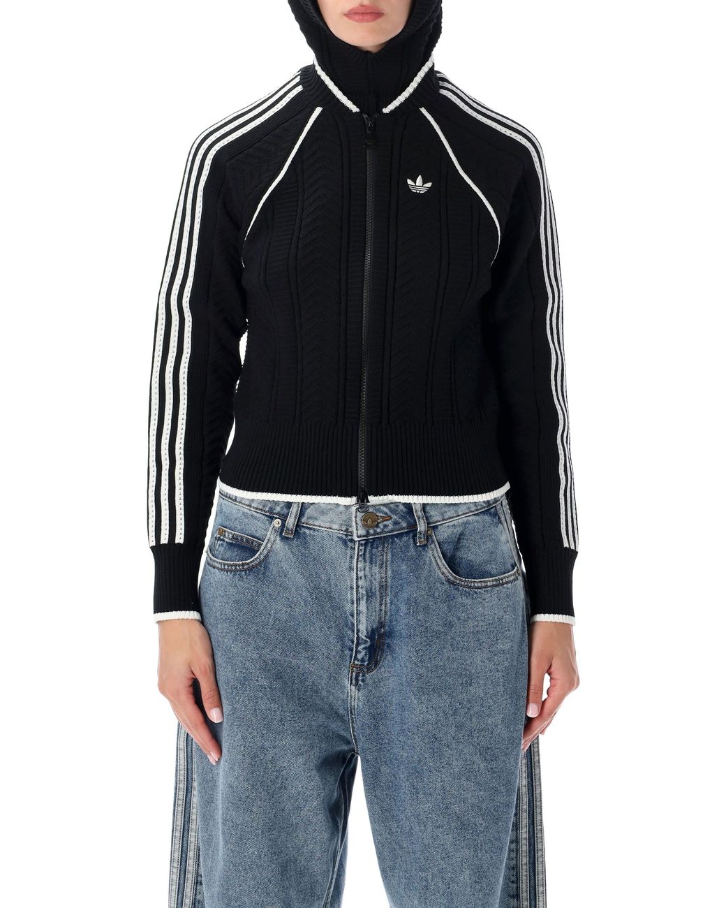 Adidas Originals Black Adidas/ Sst Knitted Track Jacket