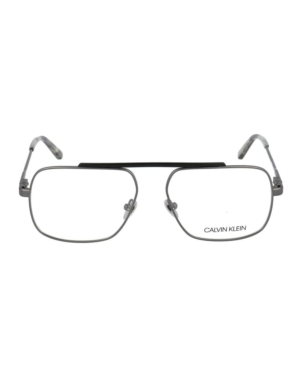 Calvin Klein Black Gunmetal Metal Optical Glasses