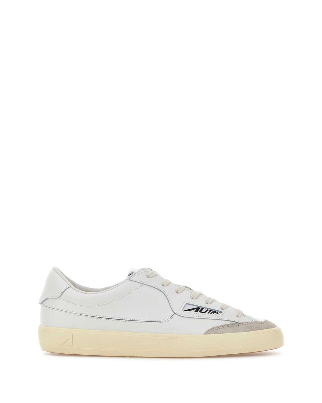 Autry White Windscape Low Uk01 Leather/Suede for men