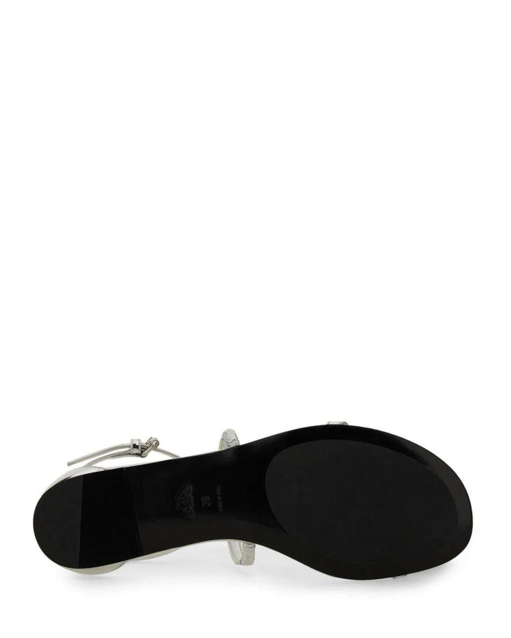 McQueen White Strappy Sandal
