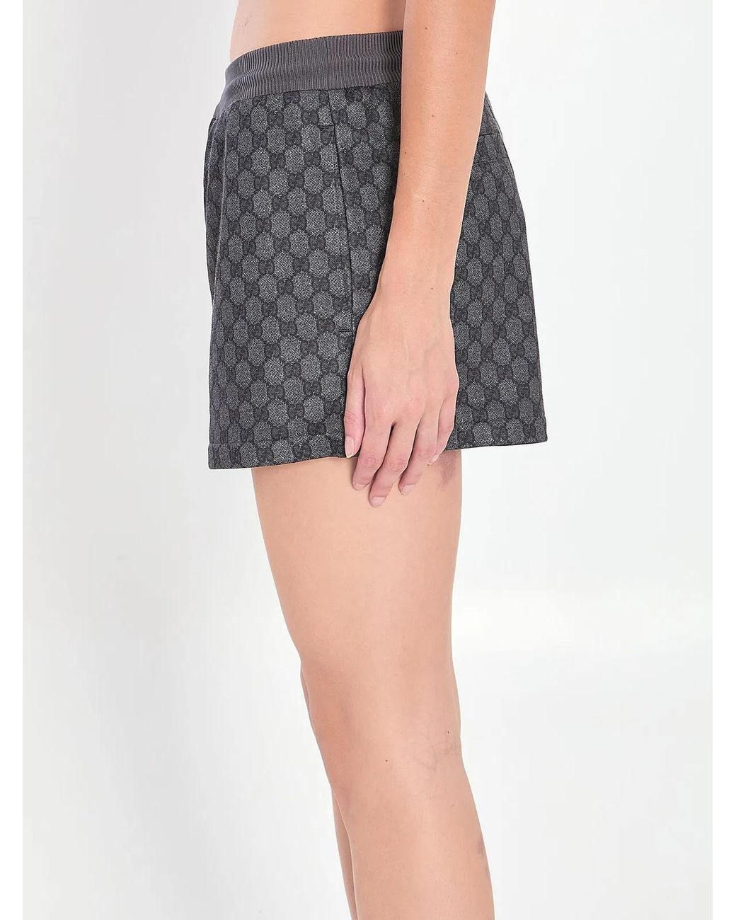 Gucci Gray Gg Shorts