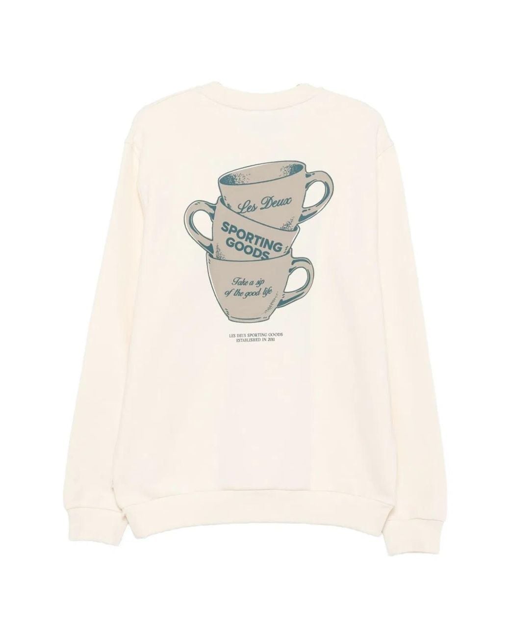 Les Deux White Sweaters for men