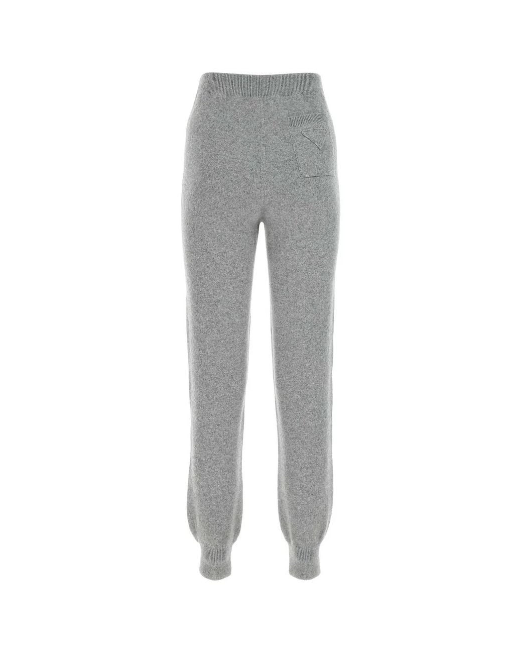 Prada Gray Cashmere Joggers