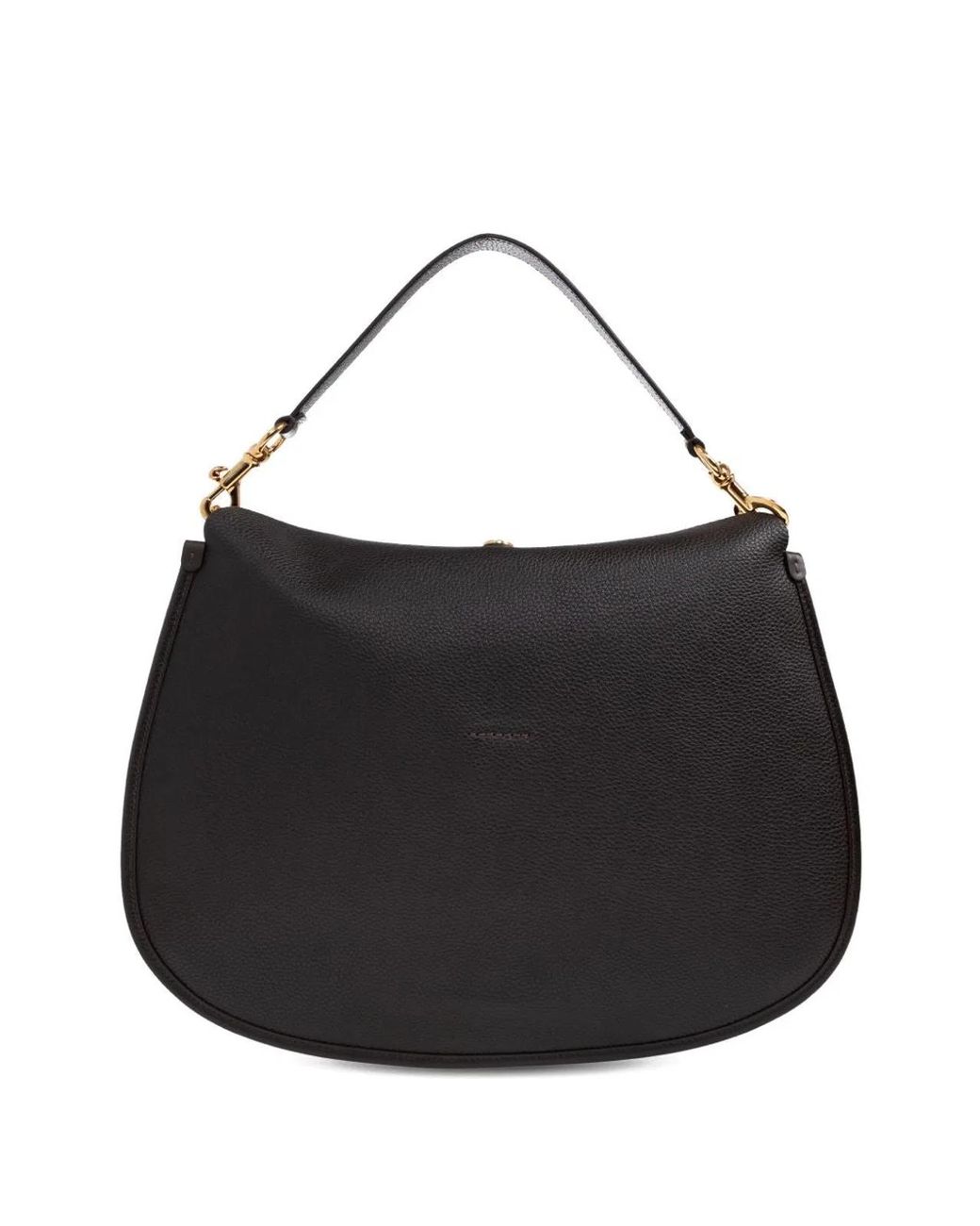 Etro Black Buckle-Fastening Extra-Large Leather Shoulder Bag