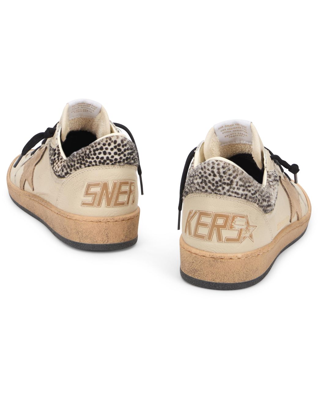 Golden Goose Deluxe Brand Red Milk Leather Rubber Shoes