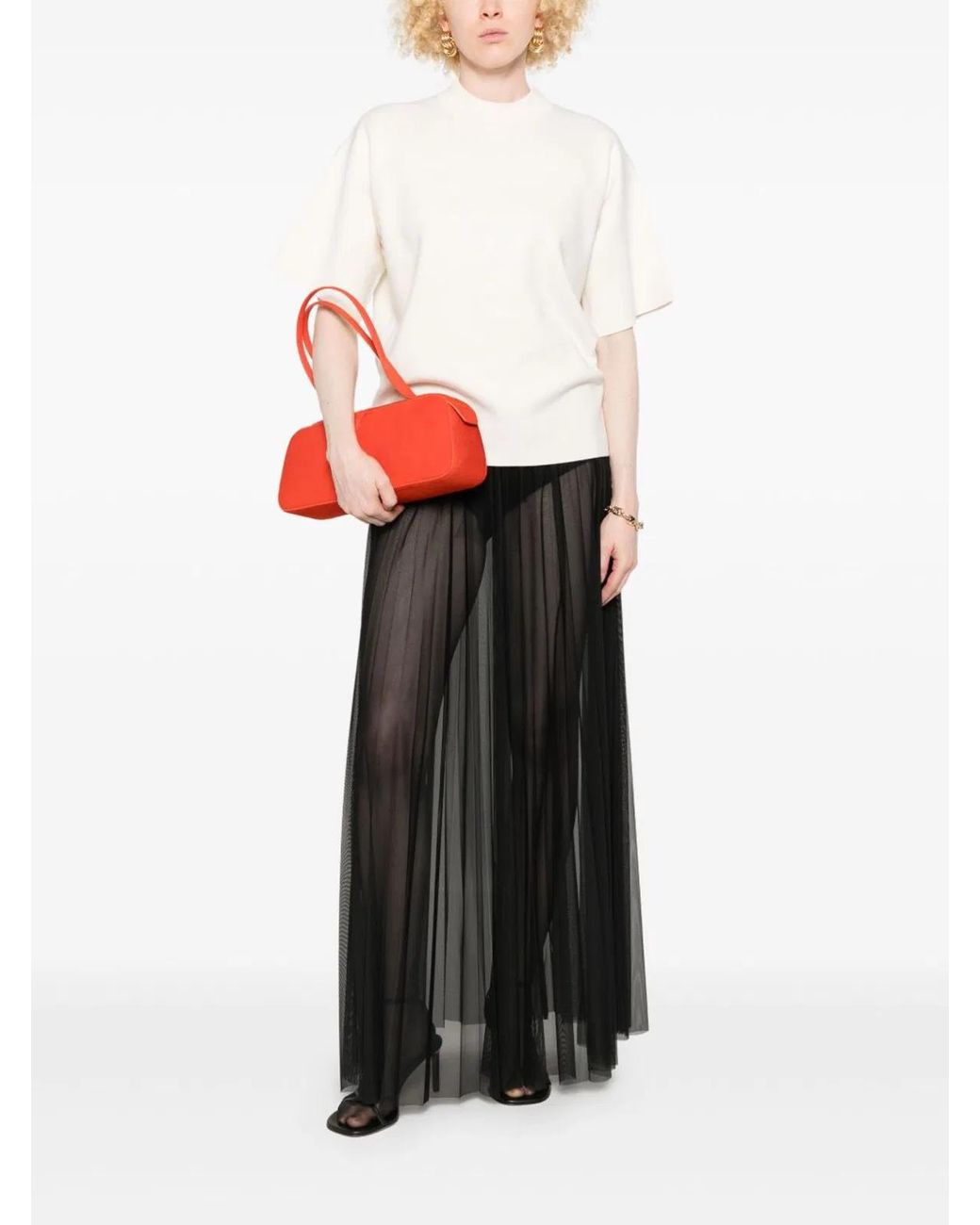 Max Mara White Clothing T-Shirts And Polos