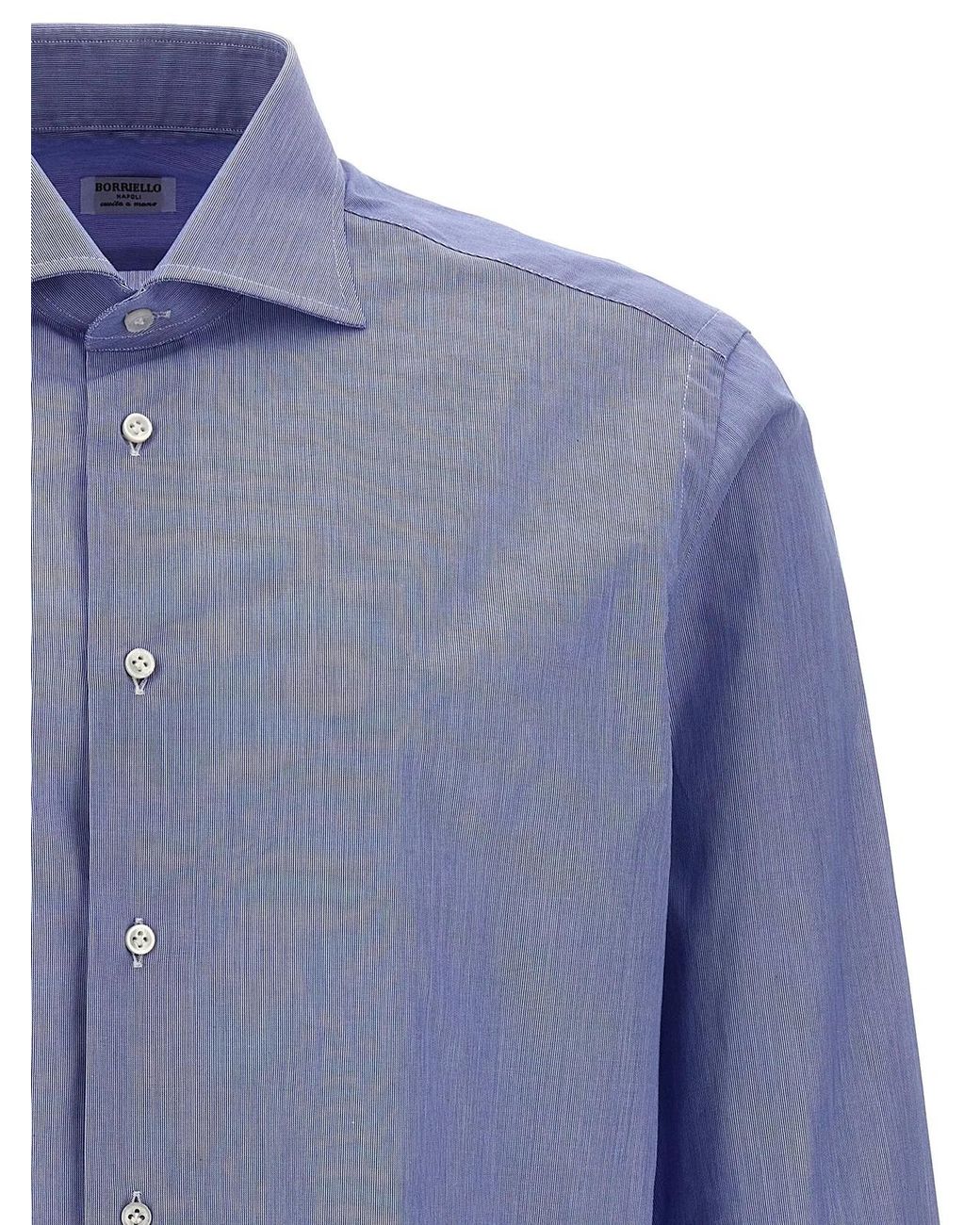 Borriello Blue 'Falso Unito' Cotton Shirt for men