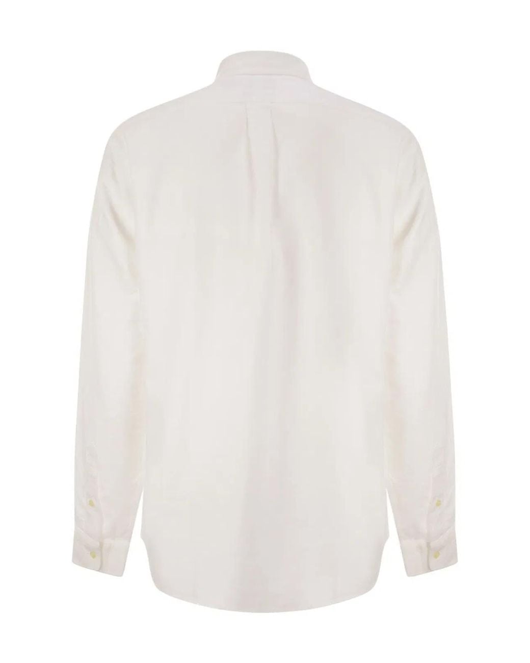 Polo Ralph Lauren White Oxford Shirt Custom Fit for men