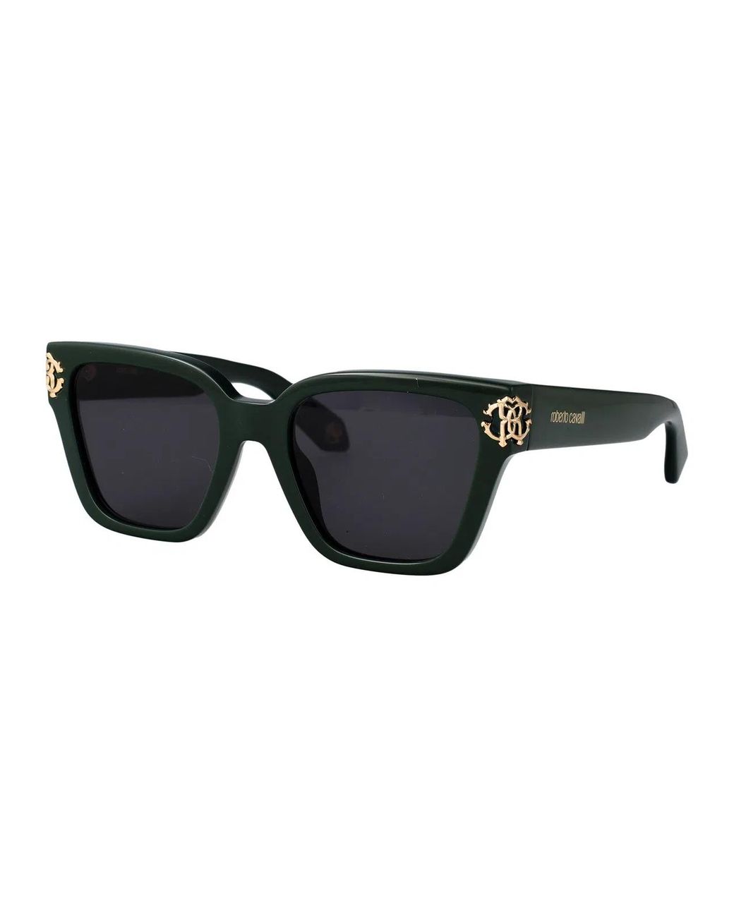 Roberto Cavalli Gray Acetate Sunglasses
