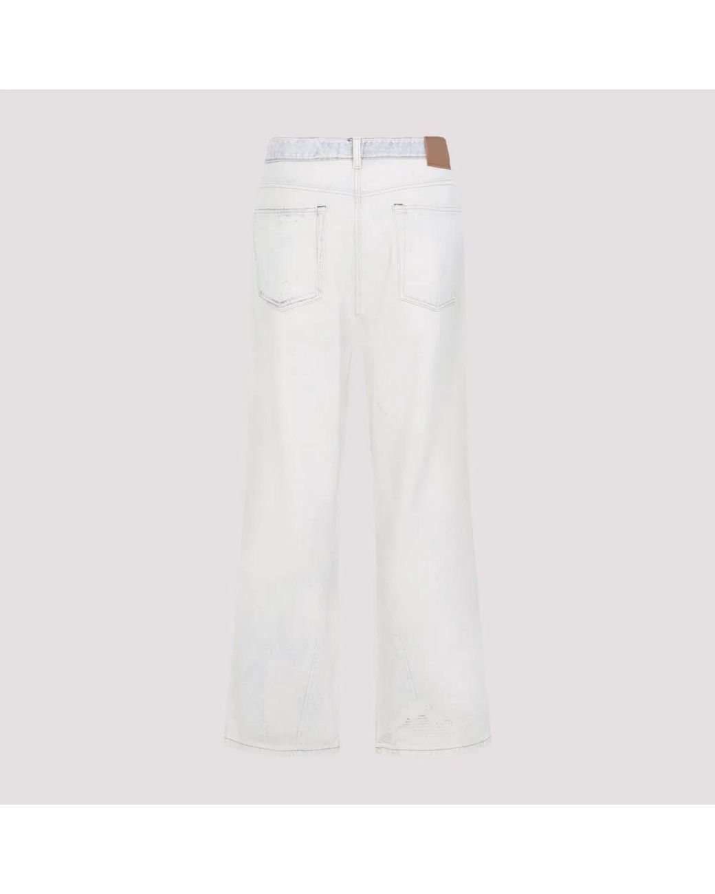 Our Legacy White Jeans Washed for men